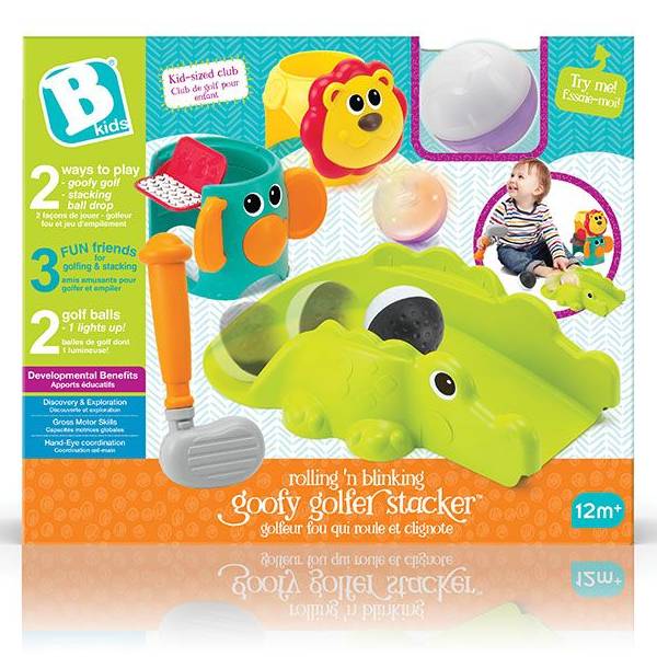 B kids Edukativna Igračka Rolling And Blinking Goffy Golfer S